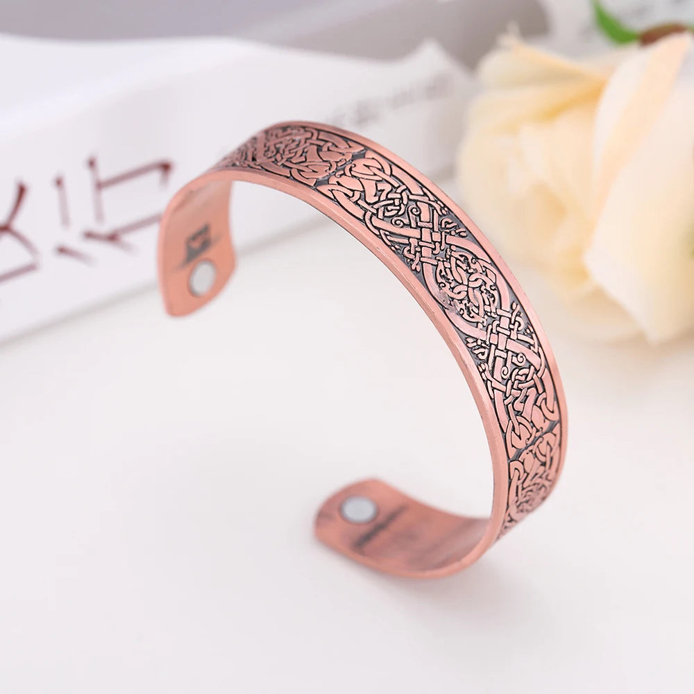 Men's Pure Copper Cuff Ring