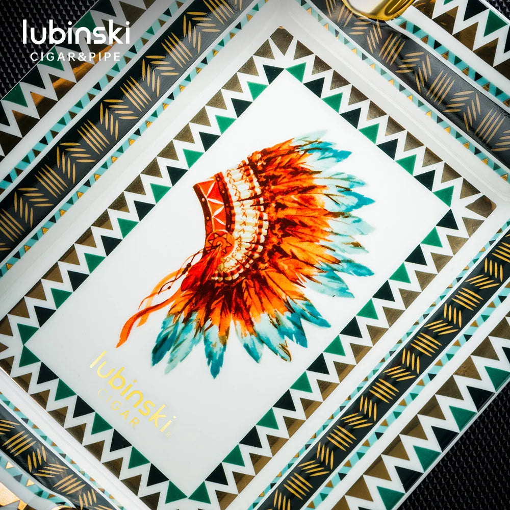 Limited Edition American Indian Ceramic Ashtray