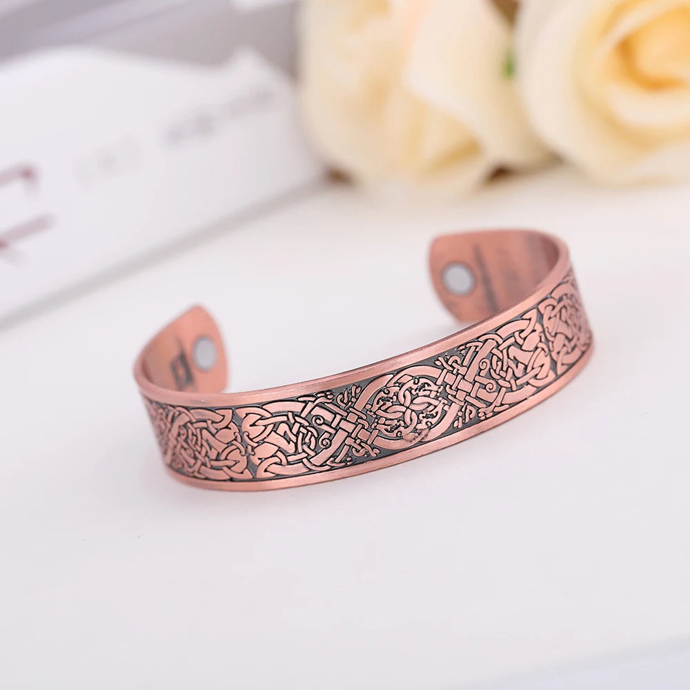 Men's Pure Copper Cuff Ring
