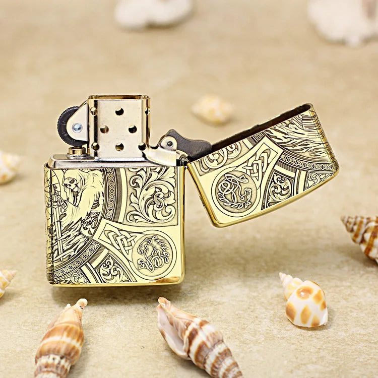 Genuine Zippo Four Horsemen Pattern Lighter