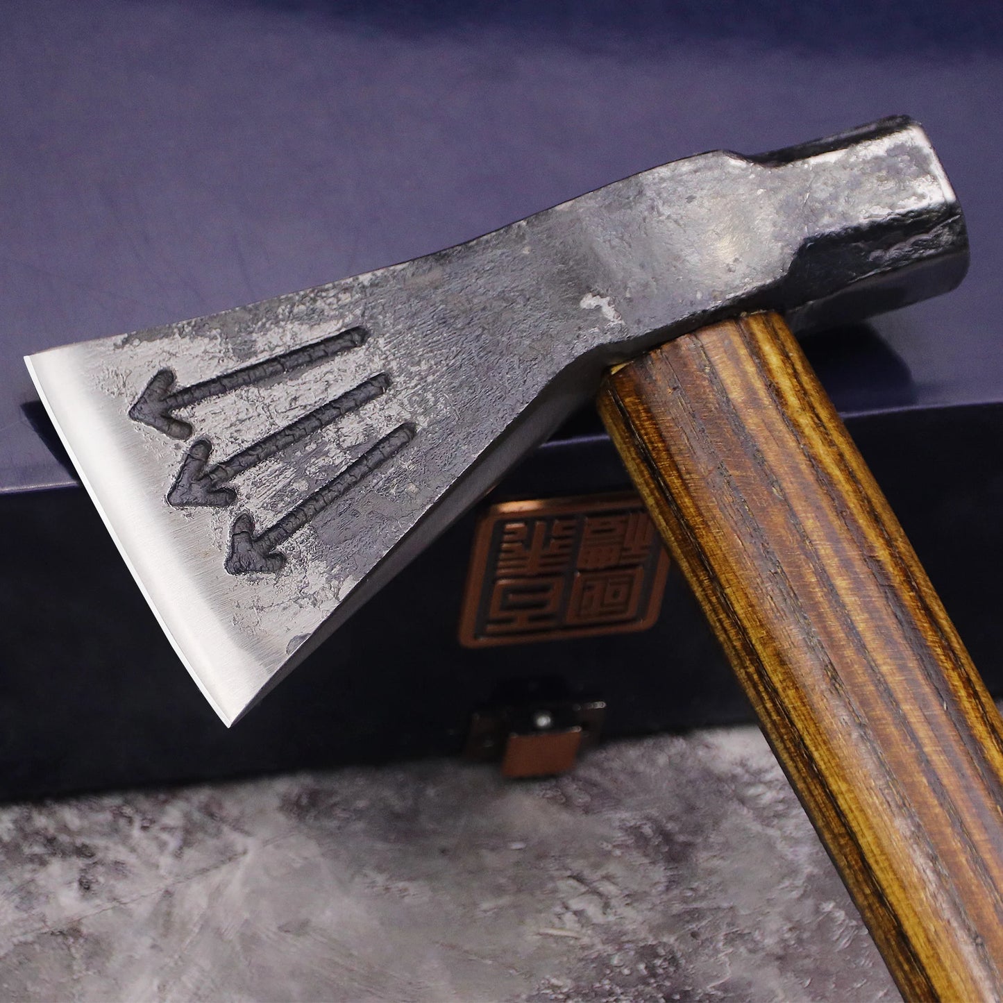 Hand-Forged Three-Arrow Cold Steel Outdoor Camping Axe