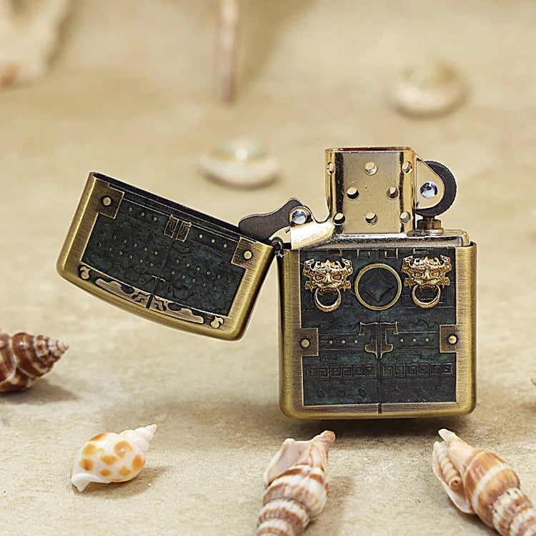 Genuine Zippo Antique Chest Pattern Lighter