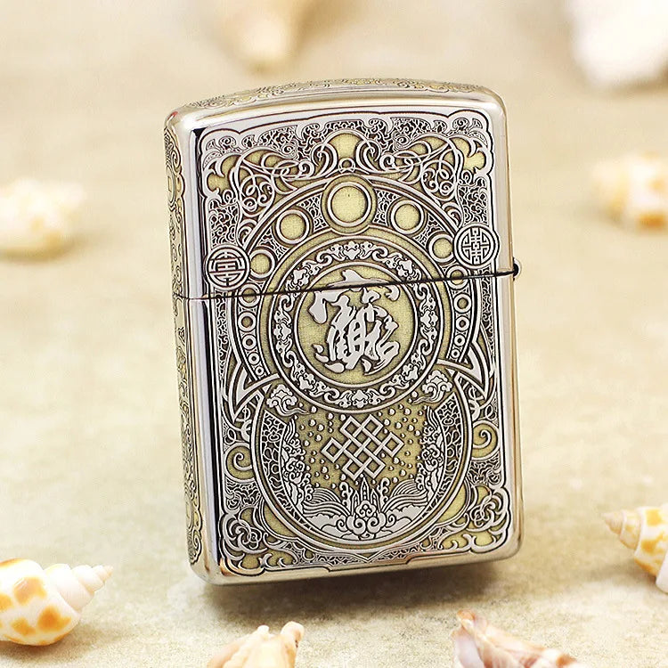Genuine Zippo Heraldic Beast Pattern Lighter