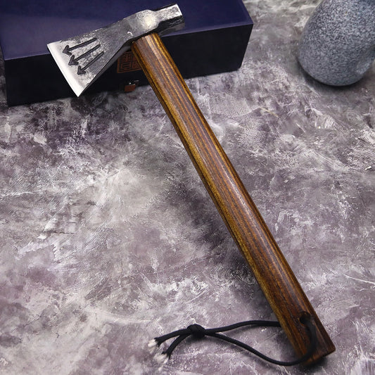 Hand-Forged Three-Arrow Cold Steel Outdoor Camping Axe