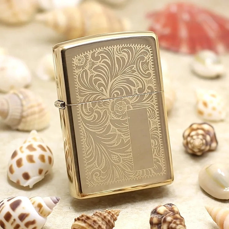 Genuine Zippo Mirror Venetian Pattern Lighter
