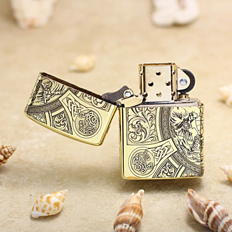 Genuine Zippo Four Horsemen Pattern Lighter