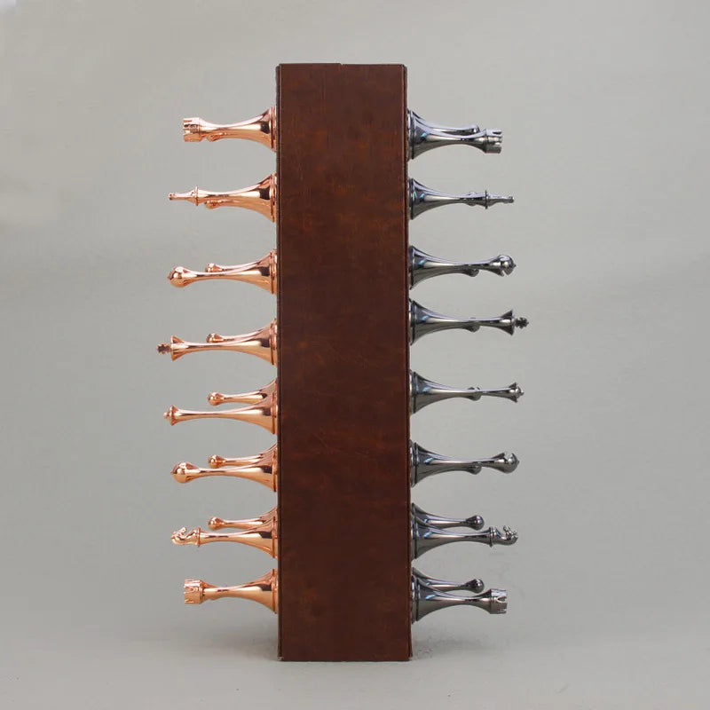 Magnetic Chessboard with Metal Pieces