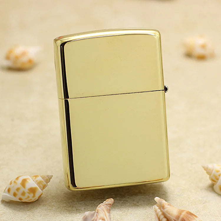 Genuine Zippo Golden Cross Pattern Lighter