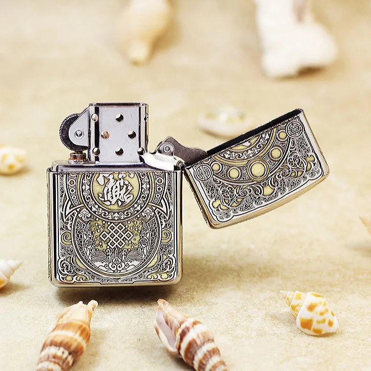 Genuine Zippo Heraldic Beast Pattern Lighter