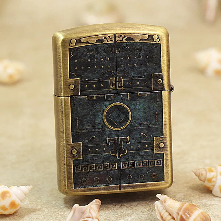 Genuine Zippo Antique Chest Pattern Lighter