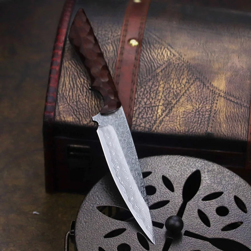 Redwood Japanese Damascus Steel Knife