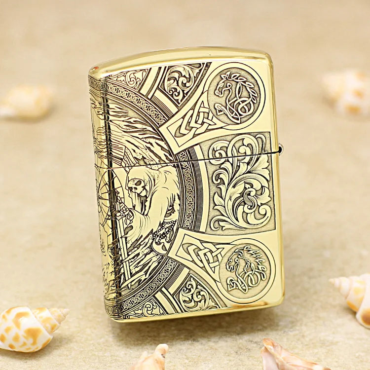 Genuine Zippo Four Horsemen Pattern Lighter