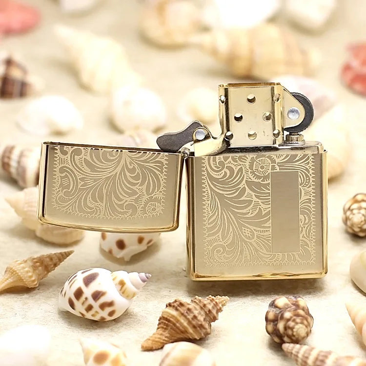 Genuine Zippo Mirror Venetian Pattern Lighter