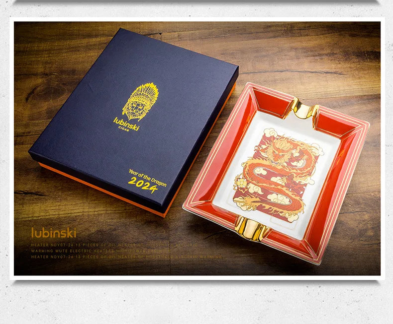Year of the Dragon Cigar Tray