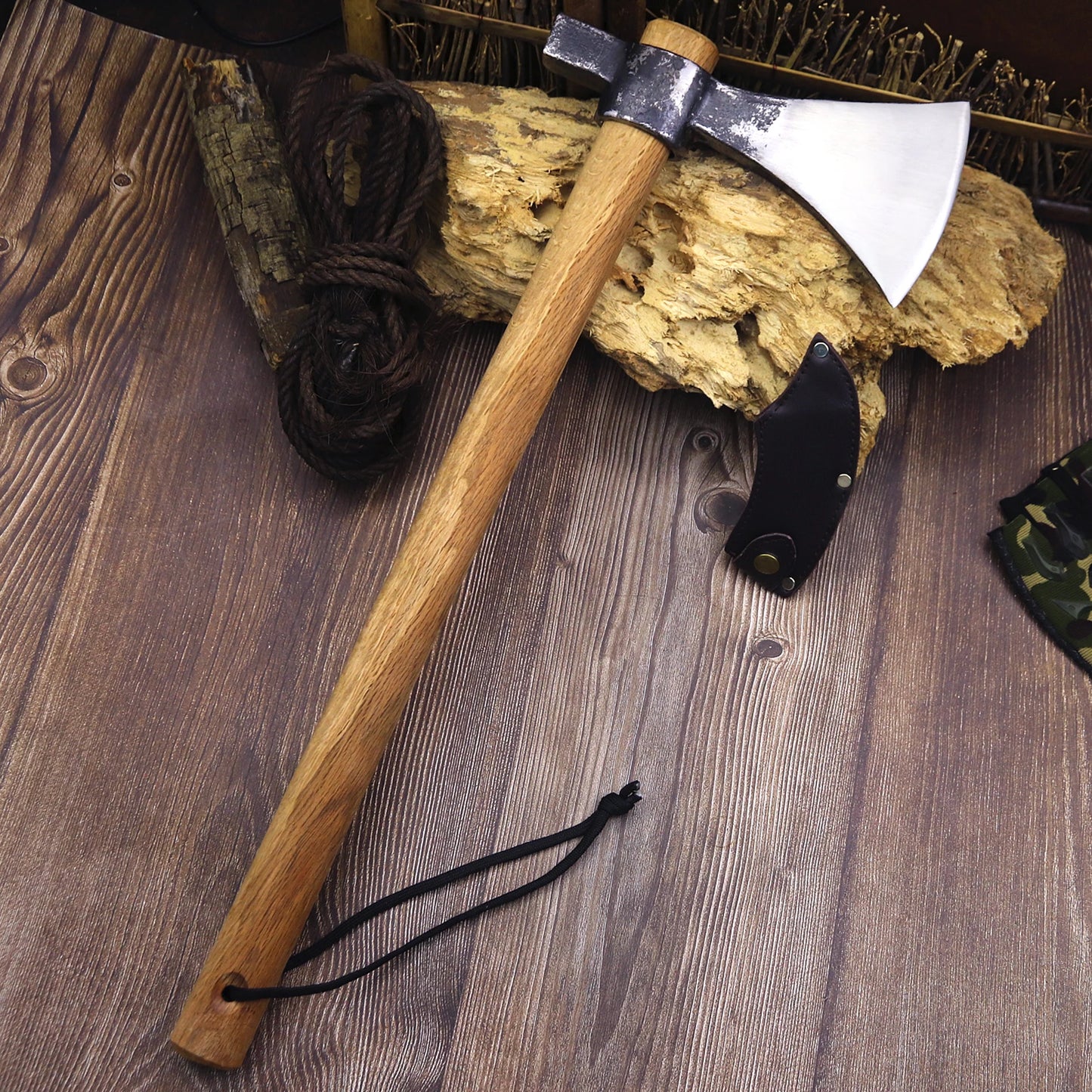 USA High Carbon Cold Steel Camping Axe