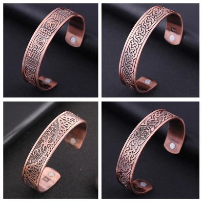 Men's Pure Copper Cuff Ring