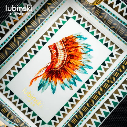 Limited Edition American Indian Ceramic Ashtray