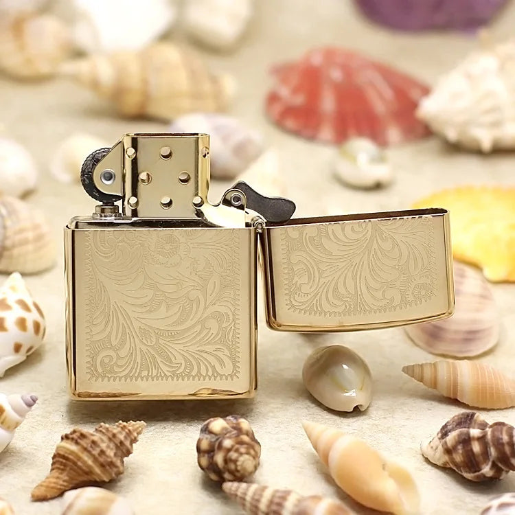 Genuine Zippo Mirror Venetian Pattern Lighter