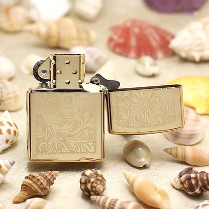 Genuine Zippo Mirror Venetian Pattern Lighter