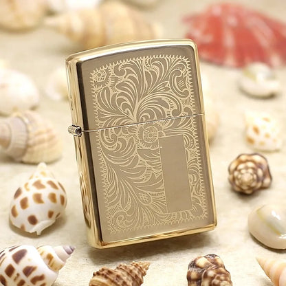 Genuine Zippo Mirror Venetian Pattern Lighter