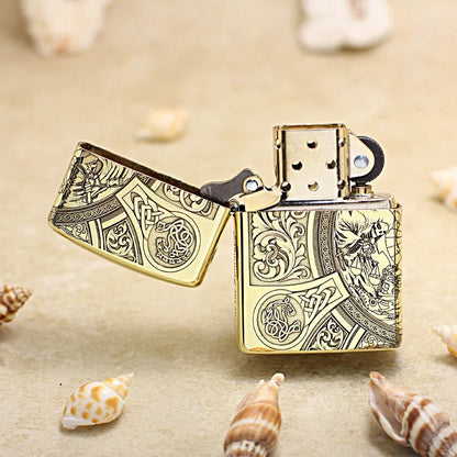 Genuine Zippo Four Horsemen Pattern Lighter