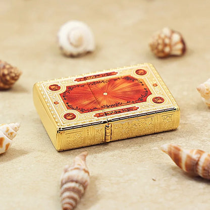 Genuine Zippo Fierce Red Sun Pattern Lighter