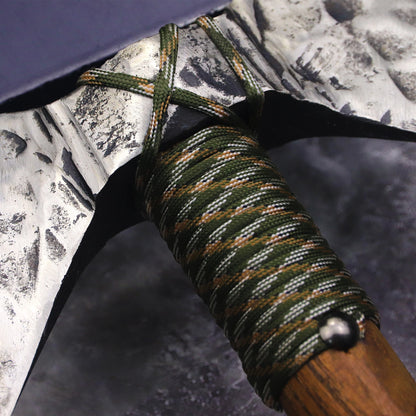 U.S.A Hand-wrought Cold Steel Double-Bladed Axe
