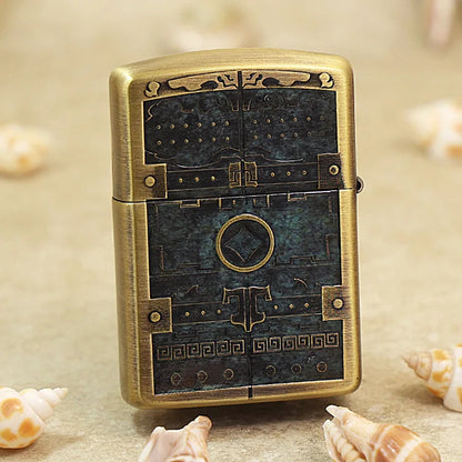 Genuine Zippo Antique Chest Pattern Lighter