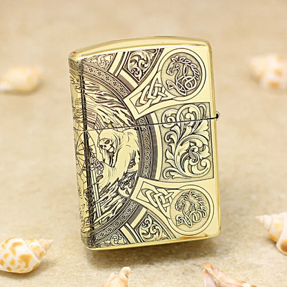 Genuine Zippo Four Horsemen Pattern Lighter